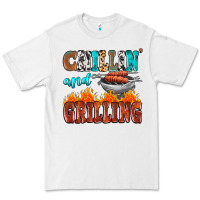 White chillin and grilling Premium Tee - MaliasSmallBusiness