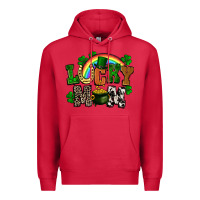 Cardinal lucky mom St. Patricks Day Premium Hoodie - FaDigitalArtStudio