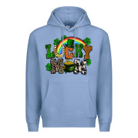 Colony Blue lucky mom St. Patricks Day Premium Hoodie - FaDigitalArtStudio