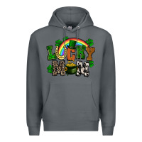 Rock lucky mom St. Patricks Day Premium Hoodie - FaDigitalArtStudio
