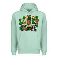 Seafoam lucky mom St. Patricks Day Premium Hoodie - FaDigitalArtStudio