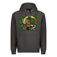 Smoke lucky mom St. Patricks Day Premium Hoodie - FaDigitalArtStudio