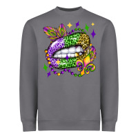 Storm mardi gras lip olivia Heavyweight Sweatshirt - OliviaCreatesArt
