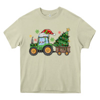 Mossy christmas tractor Heavy Core Tee - MaliasSmallBusiness