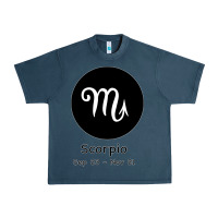 Midnight Navy Scorpio Horoscope Urban Heavy Tee - Bettercallsaul