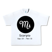 White Scorpio Horoscope Urban Heavy Tee - Bettercallsaul