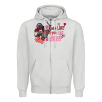 Dove Grey sloth why fall in love when you can fall asleep Zipper Hoodie - FaDigitalArtStudio