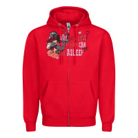 Red sloth why fall in love when you can fall asleep Zipper Hoodie - FaDigitalArtStudio
