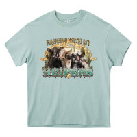 Arona hanging with my heifers Heavy Core Tee - NancyCooperArtShop