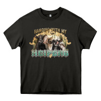 Asphalt hanging with my heifers Heavy Core Tee - NancyCooperArtShop