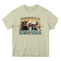 Mossy hanging with my heifers Heavy Core Tee - NancyCooperArtShop