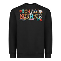 Black school nurse Heavyweight Sweatshirt - OliviaCreatesArt