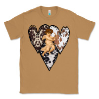 Toasted Coconut Country Cupid Valentine Cowhide Heart Classic Tee - Bettercallsaul