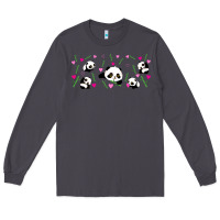 Smoke cute panda Long Sleeve Tee - TumblerDesignByShophia