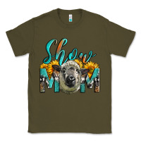 Army Green Western Show Mom Sheep Classic Tee - LillyAllenDesigns