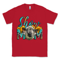 Red Western Show Mom Sheep Classic Tee - LillyAllenDesigns
