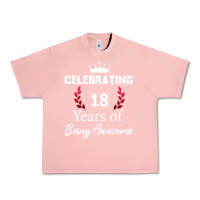 Salmon 18 years of being awesome, 18 year old birthday gi Urban Heavy Tee - tuanDangUi