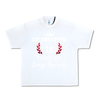 White 18 years of being awesome, 18 year old birthday gi Urban Heavy Tee - tuanDangUi
