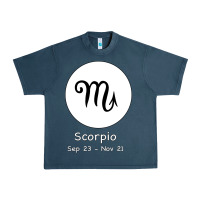 Midnight Navy Scorpio Horoscope Urban Heavy Tee - Bettercallsaul