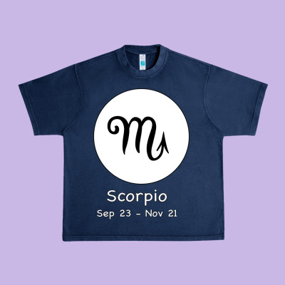 Scorpio Horoscope Urban Heavy Tee Designed By Bettercallsaul