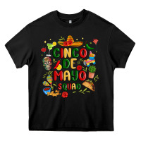 Black cinco de mayo squad Heavy Core Tee - JahusDesignShop