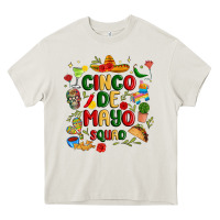 Cream cinco de mayo squad Heavy Core Tee - JahusDesignShop