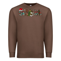 Chestnut Believe Christmas Premium Sweatshirt - CowhideDigitalArt