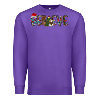 Purple Believe Christmas Premium Sweatshirt - CowhideDigitalArt