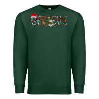 Sports Green Believe Christmas Premium Sweatshirt - CowhideDigitalArt