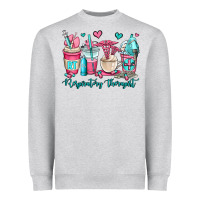 Heather Grey rt respiratory therapist coffee cups Heavyweight Sweatshirt - OliviaCreatesArt