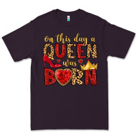 Plum on this day a queen was born Premium Tee - MaliasSmallBusiness