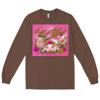 Chestnut pigs Long Sleeve Tee - TumblerDesignByShophia