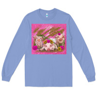 Colony Blue pigs Long Sleeve Tee - TumblerDesignByShophia