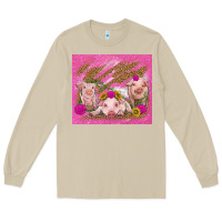 Mushroom pigs Long Sleeve Tee - TumblerDesignByShophia
