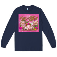 Navy pigs Long Sleeve Tee - TumblerDesignByShophia