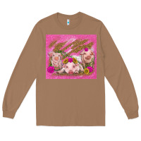 Toasted Coconut pigs Long Sleeve Tee - TumblerDesignByShophia