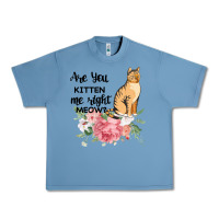 Pebble Blue Are you kitten me right meow Urban Heavy Tee - Bettercallsaul
