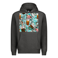 Dentist Coffee Cups Toothpaste And Teeth With Cowhide Seamless Pattern Premium Hoodie | Teevron
