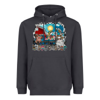 Smoke Happy Easter Heavyweight Hoodie - CowhideDigitalArt