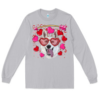 Moon Dust valentine's day  white shepherd Long Sleeve Tee - RanaPortraitStore