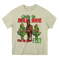 Mossy giddy up jingle horse pick up your feet Heavy Core Tee - MaliasSmallBusiness