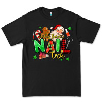 Black santas favorite nail tech Premium Tee - MaliasSmallBusiness