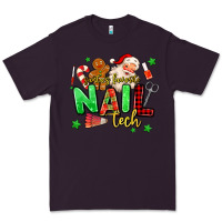 Plum santas favorite nail tech Premium Tee - MaliasSmallBusiness
