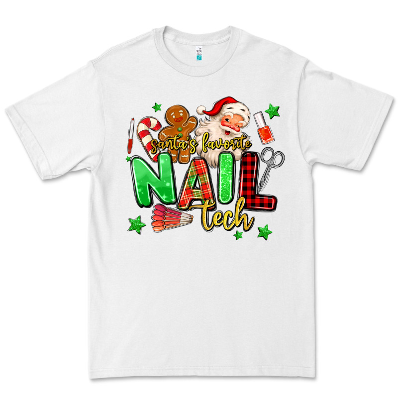 Santas Favorite Nail Tech Premium Tee by MaliasSmallBusiness | Teevron