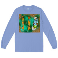 Colony Blue laboratory technician Long Sleeve Tee - TumblerDesignByShophia
