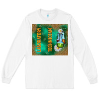 White laboratory technician Long Sleeve Tee - TumblerDesignByShophia