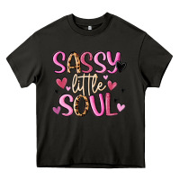 Asphalt sassy little soul Heavy Core Tee - MaliasSmallBusiness