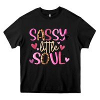 Black sassy little soul Heavy Core Tee - MaliasSmallBusiness