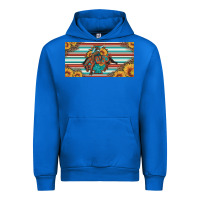 Cobalt bucking bronco aztec shape license plate Urban Hoodie - Artiststas