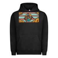 Pigment Black bucking bronco aztec shape license plate Urban Hoodie - Artiststas